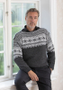"Siggor" Genser - Viking Design 2428-9 Kit - XS-XXXL - Viking Alpaca Storm