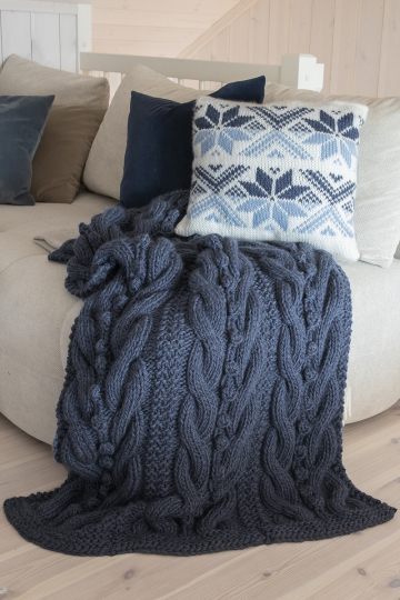 Ask tæppe - Viking Design 2427-1B Kit - 96 x 150 cm - Viking Snorre