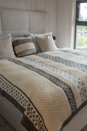 Jinny tæppe - Viking Design 2427-8 Kit - 160 x 200 cm - Viking Sportsragg