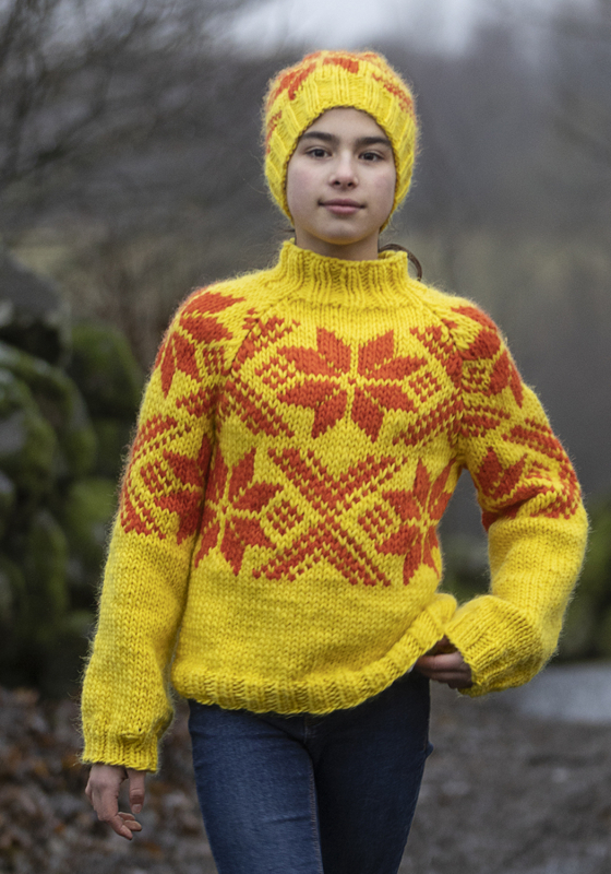 "Snoi" genser- Viking Design 2411-2 Kit - 4 - 12 år - Viking Snorre, fra Viking