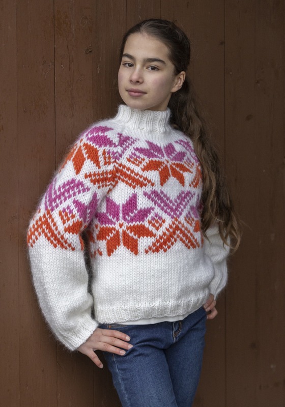 "Snoi" genser- Viking Design 2410-1B Kit - 4 - 12 år - Viking Snorre, fra Viking