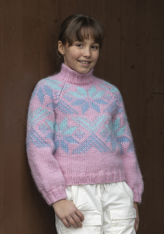 "Snoi" genser- Viking Design 2410-1C Kit - 4 - 12 år - Viking Snorre, fra Viking