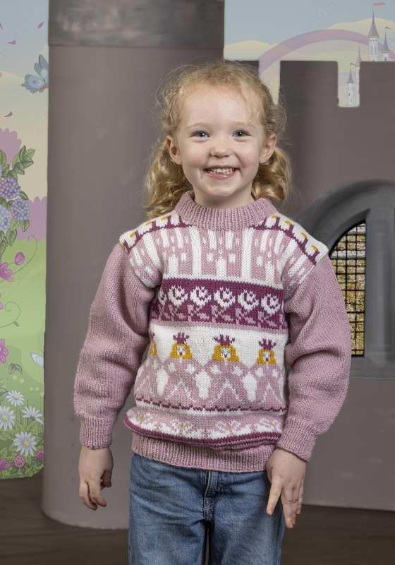 Ingfrid genser - Viking Design 2505-3 Kit - 1-12 År - Viking Alpaca Storm, fra Viking