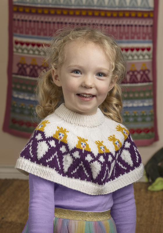 Marielle Hals - Viking Design 2505-4B Kit - 2-12 År - Viking Alpaca Storm, fra Viking