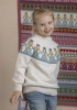 Marielle genser - Viking Design 2505-8A Kit - 2-12 År - Viking Alpaca Storm