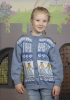 Ingfrid cardigan - Viking Design 2505-9 Kit - 2-12 År - Viking Alpaca Storm