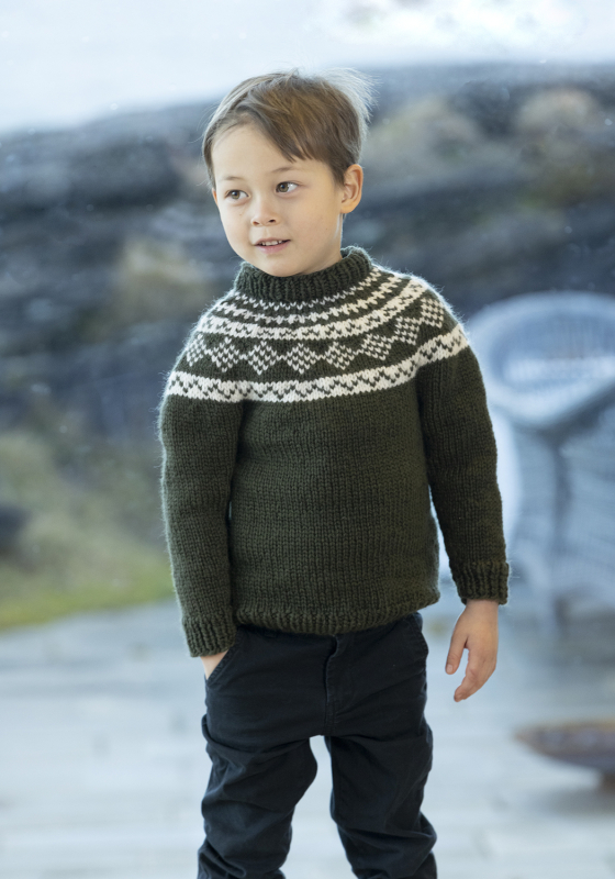 "Mel" Genser - Viking Design 2407-2A Kit - 2 - 12 år - Viking Hobbygarn, fra Viking