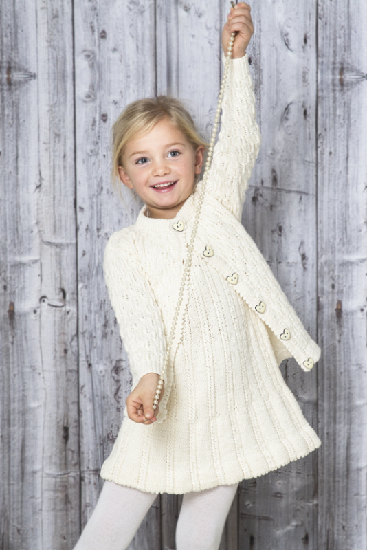 Ananas Jakke - Viking Design 1601-7 Kit - 2 - 12 år - Viking Bjørk, fra Viking