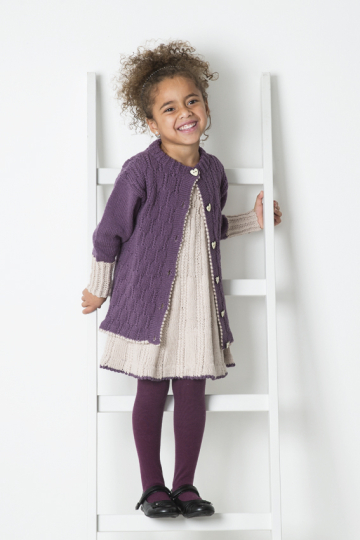 Ananas Jakke - Viking Design 1601-9 Kit - 2 - 12 år - Viking Bjørk