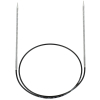 7,00 mm - Addi black Novel Rundpinde 80 cm