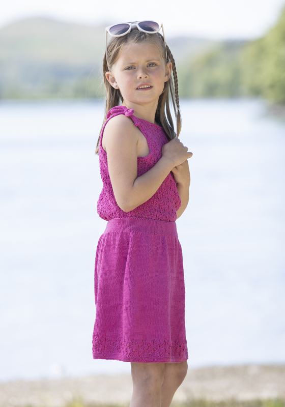 "Murcia" Top og nederdel - Viking Design 2325-3B Kit - 2-12 År - Viking Bjørk, fra Viking