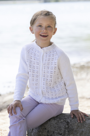 Telde Cardigan - Viking Design 2325-7 Kit - 2 - 12 år - Viking Bjørk