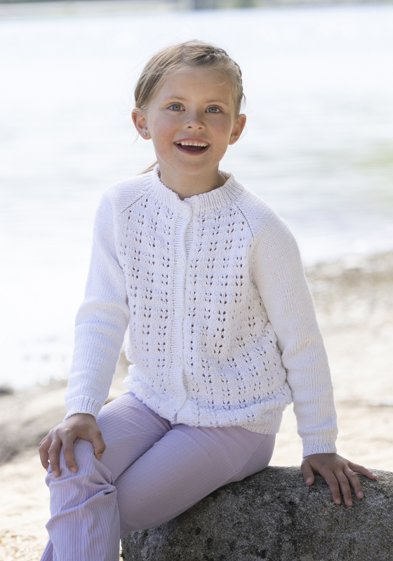 Telde Cardigan - Viking Design 2325-7 Kit - 2 - 12 år - Viking Bjørk, fra Viking