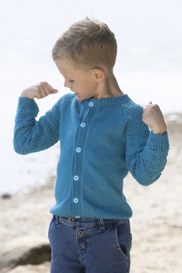 Toledo Cardigan - Viking Design 2325-8 Kit - 2 - 12 år - Viking Bjørk