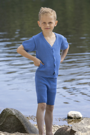 Sevilla T-shirt og shorts - Viking Design 2325-12 Kit - 2 - 12 år - Viking Bjørk