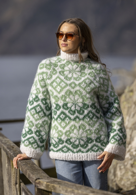 "Irja" Genser - Viking Design 2511-4C Kit - XS-XXL - Viking Mohrino, fra Viking
