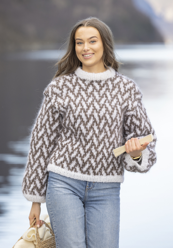 "Gine" Genser - Viking Design 2511-8 Kit - XS-XXL - Viking Mohrino, fra Viking