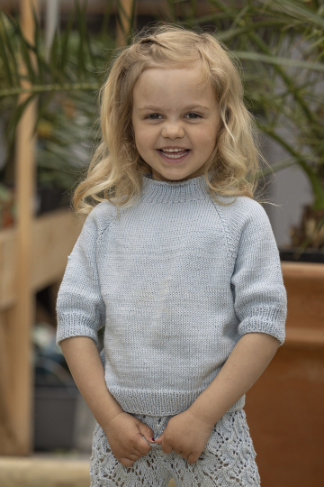 Fenja T-shirt - Viking Design 2516-6C Kit - 2 - 12 år - Viking Bjørk