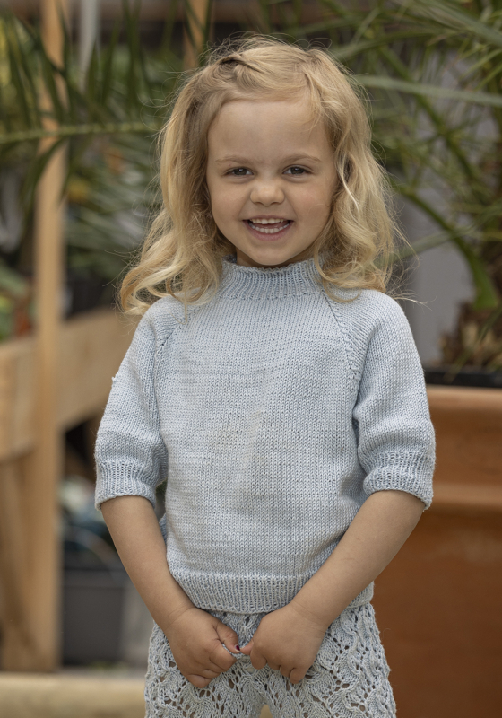 Fenja T-shirt - Viking Design 2516-6C Kit - 2 - 12 år - Viking Bjørk, fra Viking