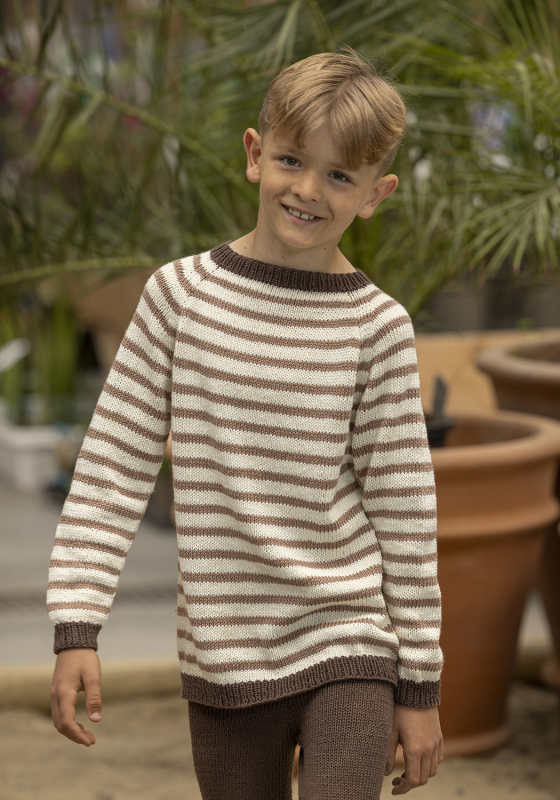 "Levi" Genser - Viking Design 2516-8A Kit - 2-12 år - Viking Bamboo, fra Viking