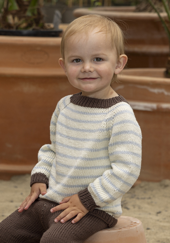 "Levi" Genser - Viking Design 2516-8B Kit - 2-12 år - Viking Bamboo, fra Viking