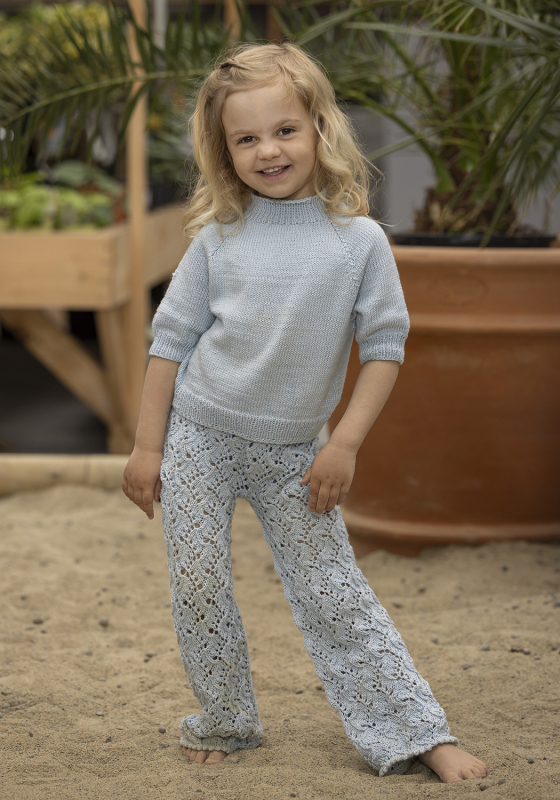 Fenja bukser - Viking Design 2516-10B Kit - 2 - 12 år - Viking Bjørk, fra Viking