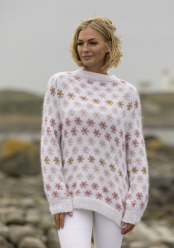 "Myrull" Genser - Viking Design 2519-4 Kit - XS-XXL - Viking Alpaca Bris, fra Viking