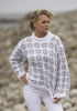 "Blome" Genser - Viking Design 2519-9 Kit - XS-XXL - Viking Alpaca Bris