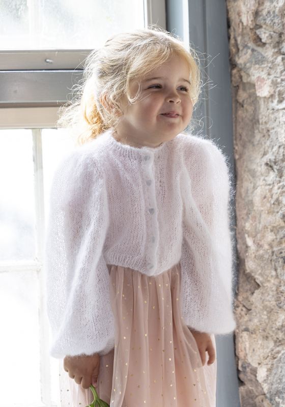 "Sagn" Bolero - Viking Design 2520-5 - 4-12år - Viking Kid-Silk, fra Viking