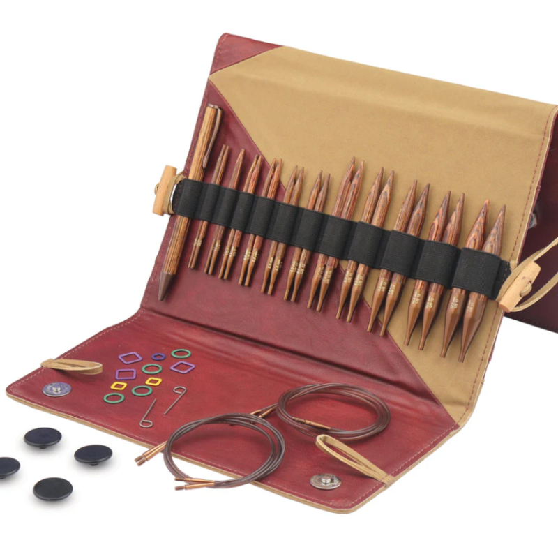 Ginger Udskiftbar Rundpindesæt 3.50-12.00mm Kort, fra Knitpro