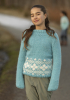 "Flores" genser- Viking Design 2405-1 Kit - 2 - 12 år - Viking Snorre