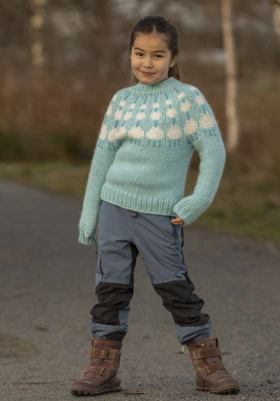 "Cumulon" genser - Viking Design 2405-2 Kit - 2 - 12 år - Viking Snorre, fra Viking