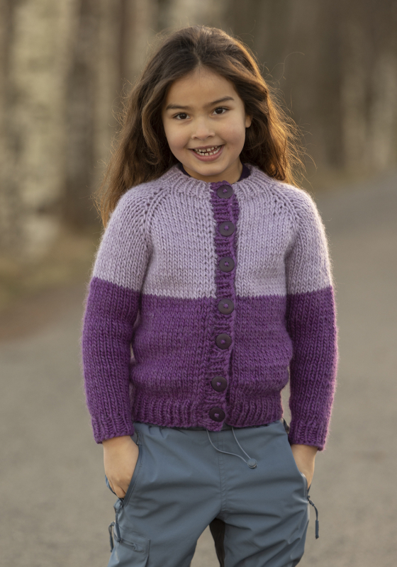 "Devid" genser - Viking Design 2405-5A Kit - 2 - 12 år - Viking Snorre, fra Viking