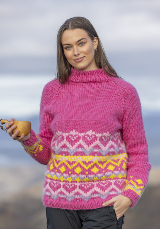 "Ronja" genser - Viking Design 2523-3D Kit - XS-XXL - Viking Snorre, fra Viking