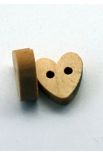 Hjerte træknap, 10 mm