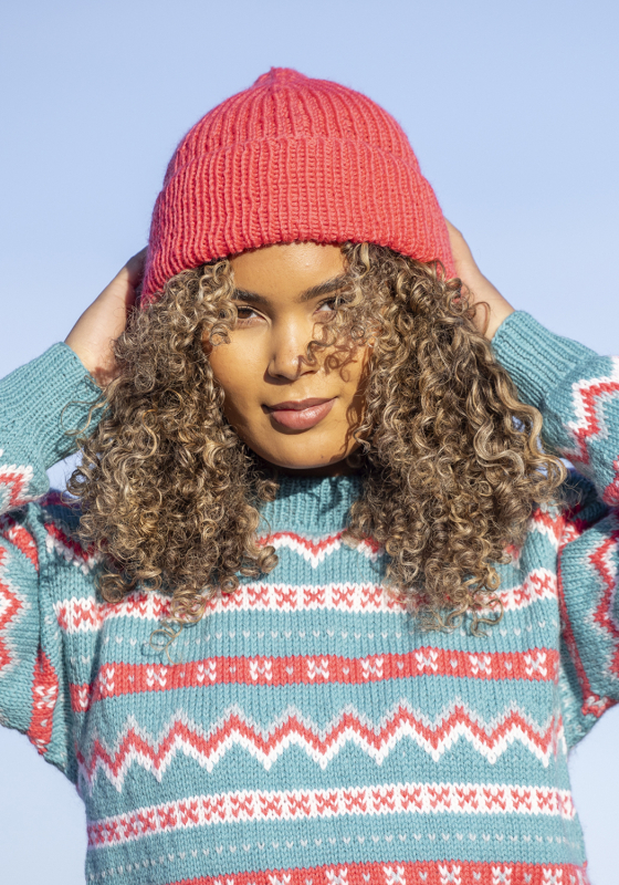 "Morgondis" Hue - Viking Design 2524-2 Kit - S-L - Viking Eco Highland Wool, fra Viking