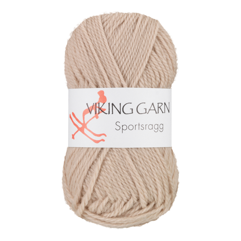 Viking Sportsragg - 507 Beige, Uld/Akryl/Nylon, fra Viking billede