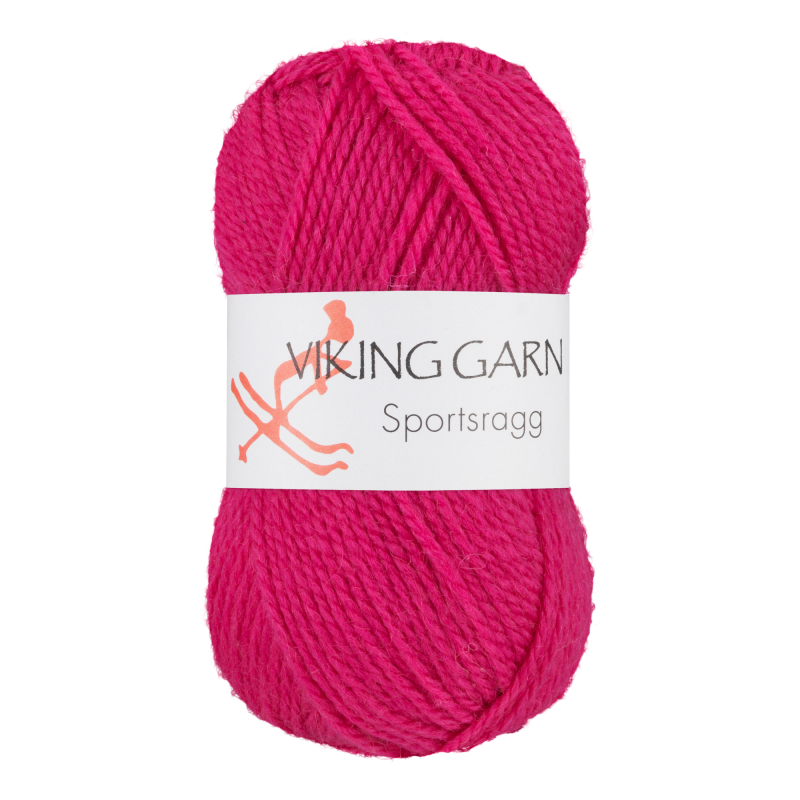 Viking Sportsragg - 572 Cerise, Uld/Akryl/Nylon, fra Viking billede