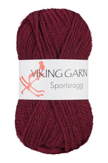 Viking Sportsragg - 555 Mørk burgunder