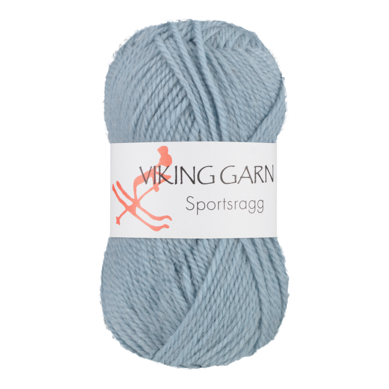 Viking Sportsragg - 524 Lys jeansblå, Uld/Akryl/Nylon, fra Viking billede