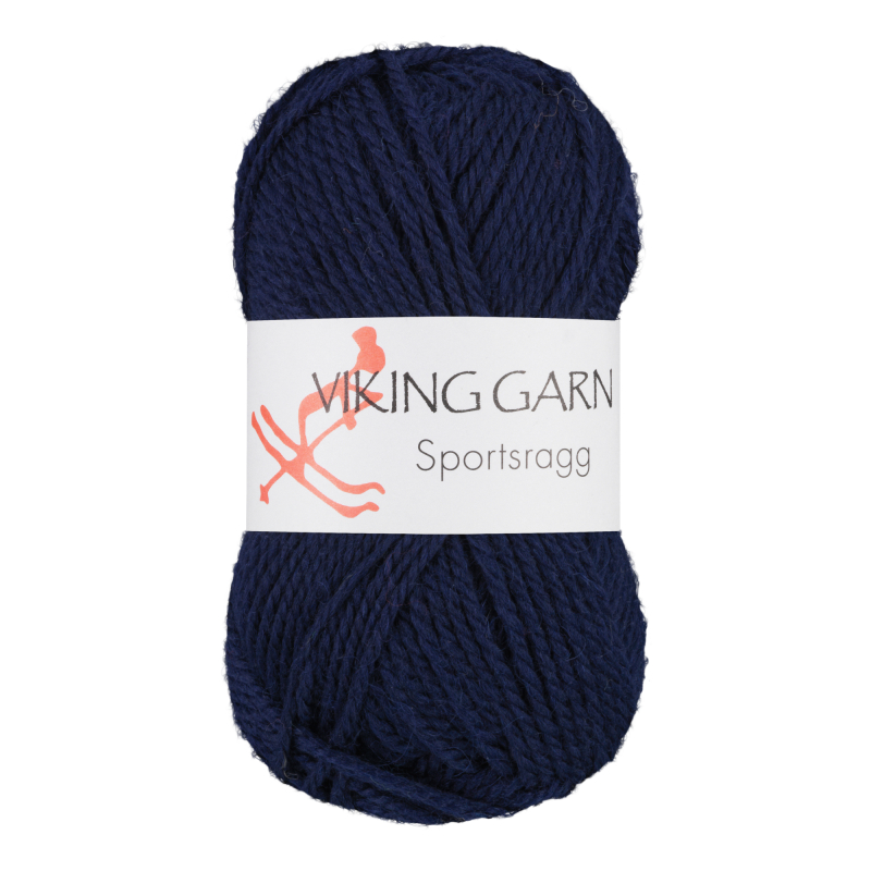 Viking Sportsragg - 526 Marine, Uld/Akryl/Nylon, fra Viking billede