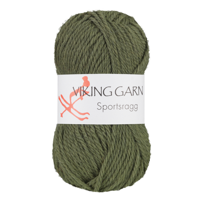 Viking Sportsragg - 532 Mørk grøn, Uld/Akryl/Nylon, fra Viking billede