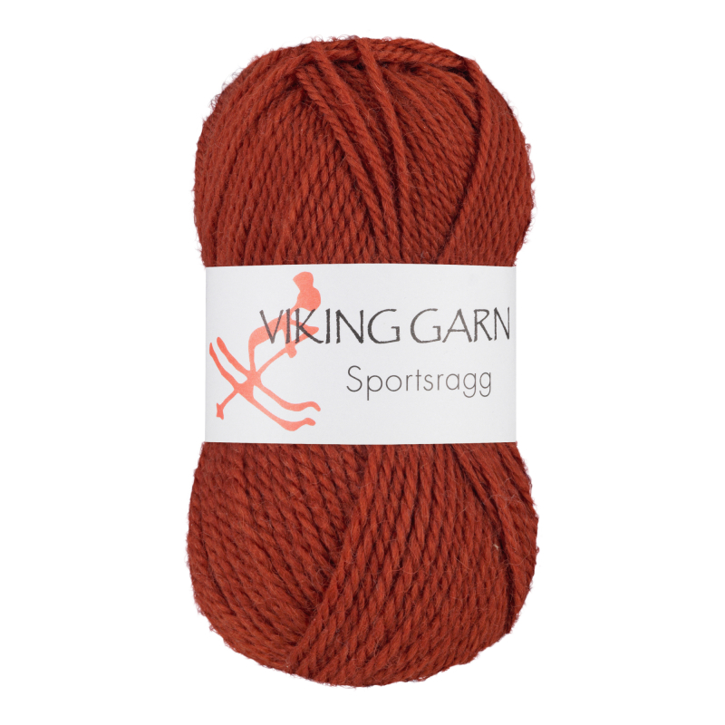 Viking Sportsragg - 543 Brændt orange, Uld/Akryl/Nylon, fra Viking billede