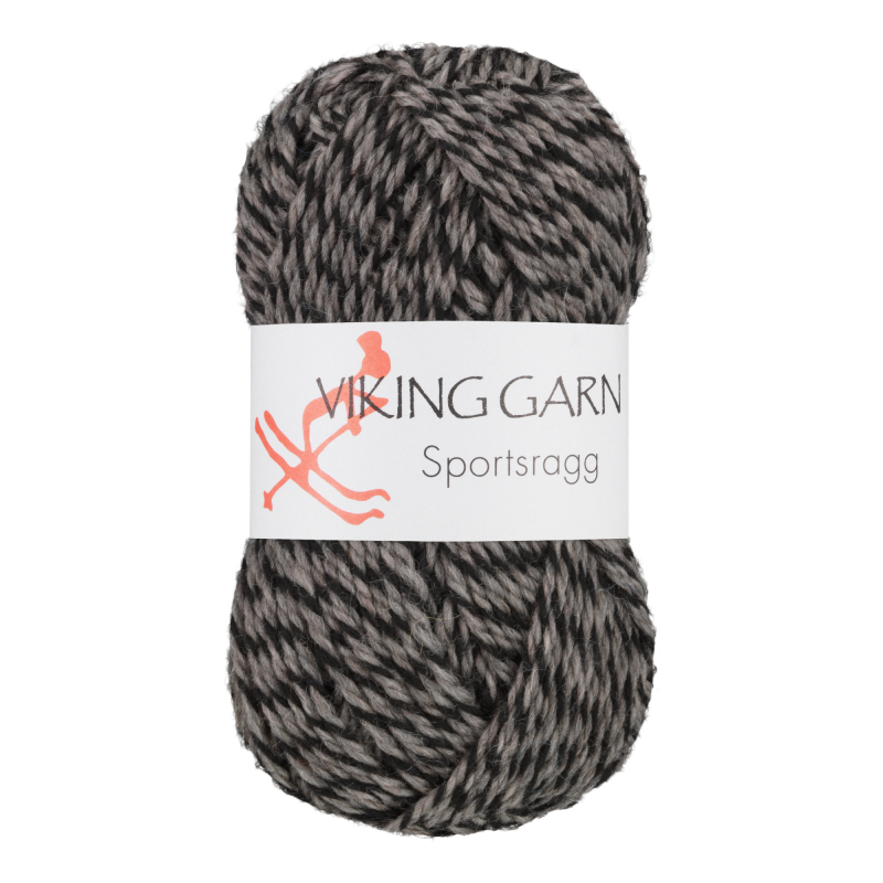 Viking Sportsragg - 540 Grå/sort, Uld/Akryl/Nylon, fra Viking billede