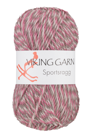 Viking Sportsragg - 584 Rosa/grå