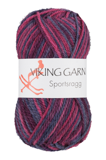 Viking Sportsragg - 566 Multi rosa/blå