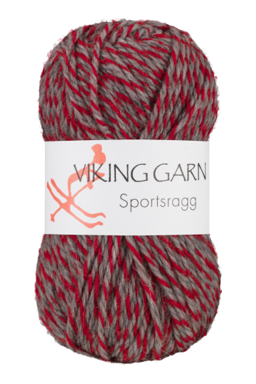 Viking Sportsragg - 560 Grå/rød