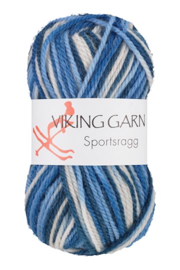 Viking Sportsragg - 525 Multi hvid/blå