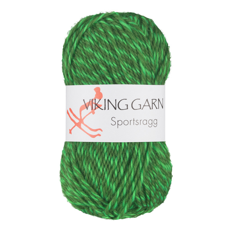 Viking Sportsragg - 537 Multi grøn, Uld/Akryl/Nylon, fra Viking billede