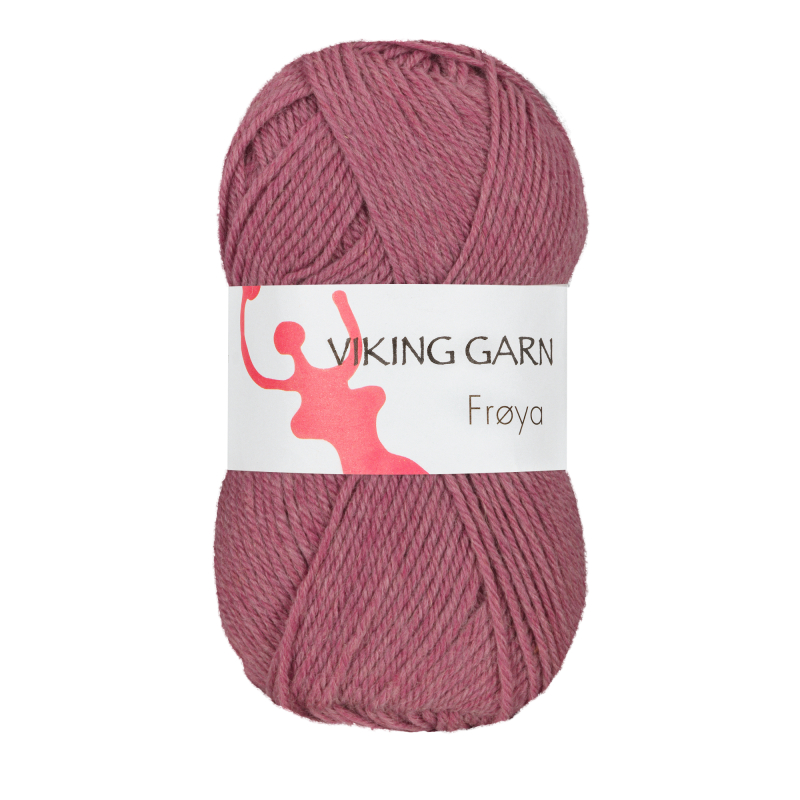 Viking Frøya - 222 Gammelrosa, Uld/nylon, fra Viking billede